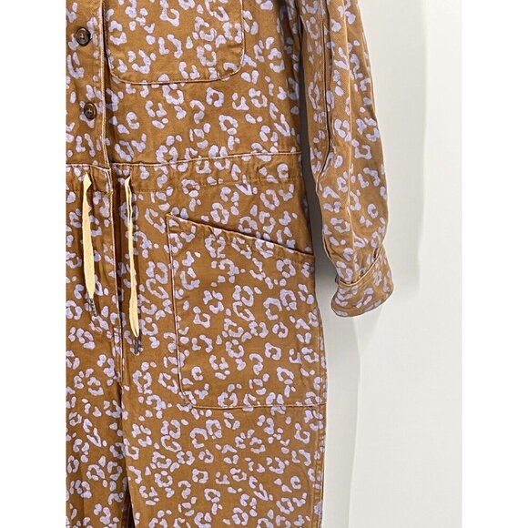 Rachel Antonoff Brown Leopard Print Jumpsuit - Picture 3 of 8